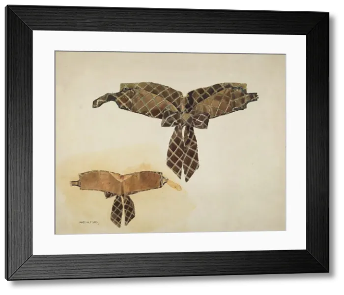 Framed Print : Cravat, c. 1937. Creator: James Vail Framed Print : Cravat, c. 1937. Creator: James Vail