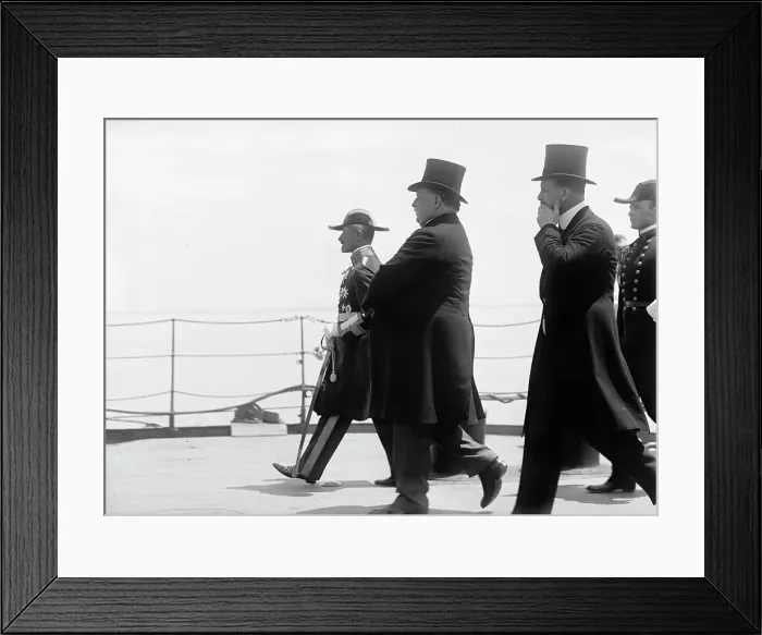 Framed Print : German Squadron Visit To U.S. Taft, 1912. Creator: Harris & Ewing. German Squadron Visit To U.S. Taft, 1912. Creator: Harris & Ewing Framed Print : German Squadron Visit To U.S. Taft, 1912. Creator: Harris & Ewing. German Squadron Visit To U.S. Taft, 1912. Creator: Harris & Ewing