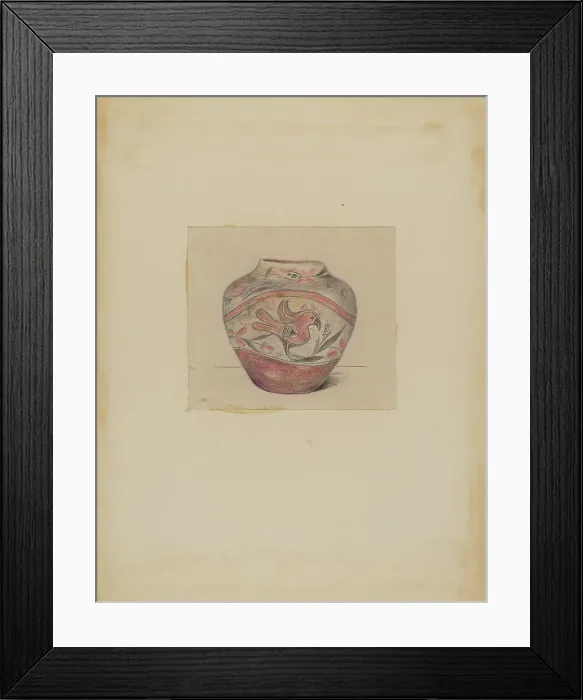 Framed Print : Vessel, 1935 / 1942. Creator: Mary Berner Framed Print : Vessel, 1935 / 1942. Creator: Mary Berner