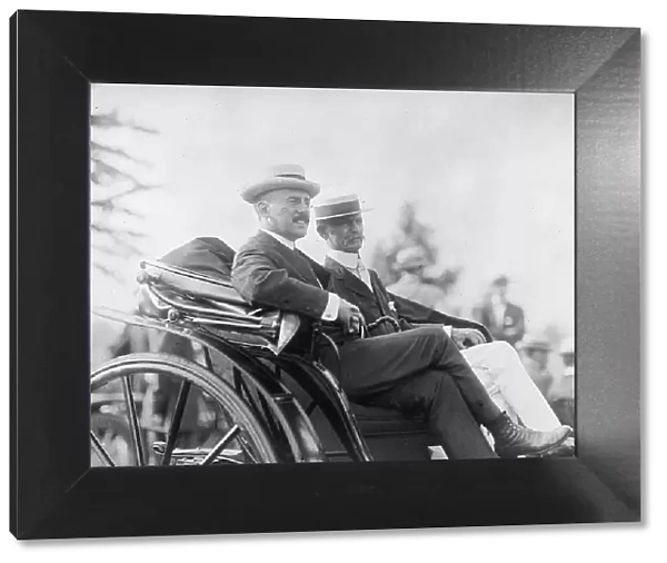 Polo - Secretary Stimson And General Crozier At Game, 1912. Creator: Harris & Ewing. Polo - Secretary Stimson And General Crozier At Game, 1912. Creator: Harris & Ewing