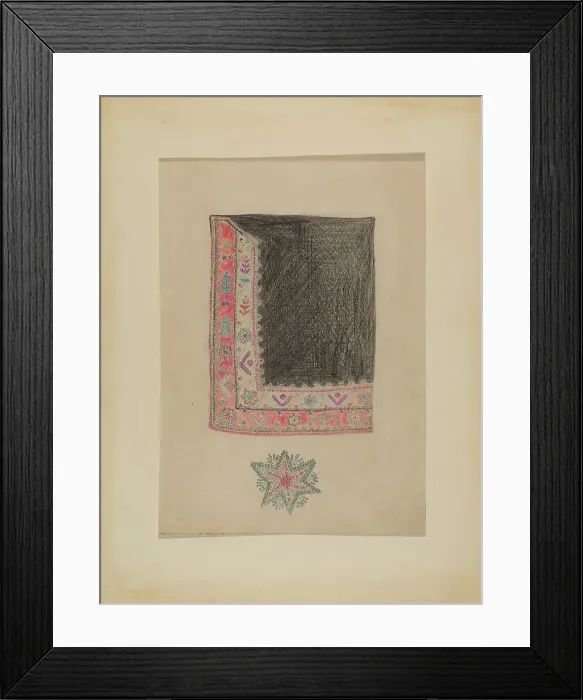 Framed Print : Beaded Robe, 1935 / 1942. Creator: Mary Berner Framed Print : Beaded Robe, 1935 / 1942. Creator: Mary Berner