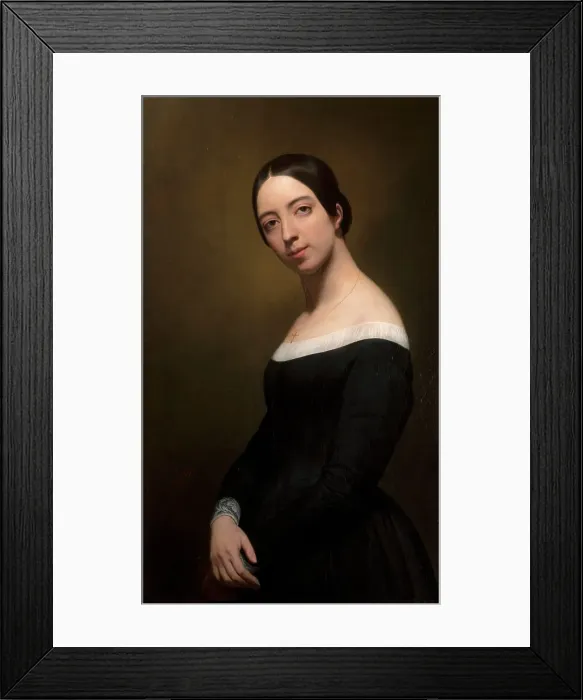 Framed Print : Portrait of Pauline Viardot, 1840. Creator: Ary Scheffer Framed Print : Portrait of Pauline Viardot, 1840. Creator: Ary Scheffer