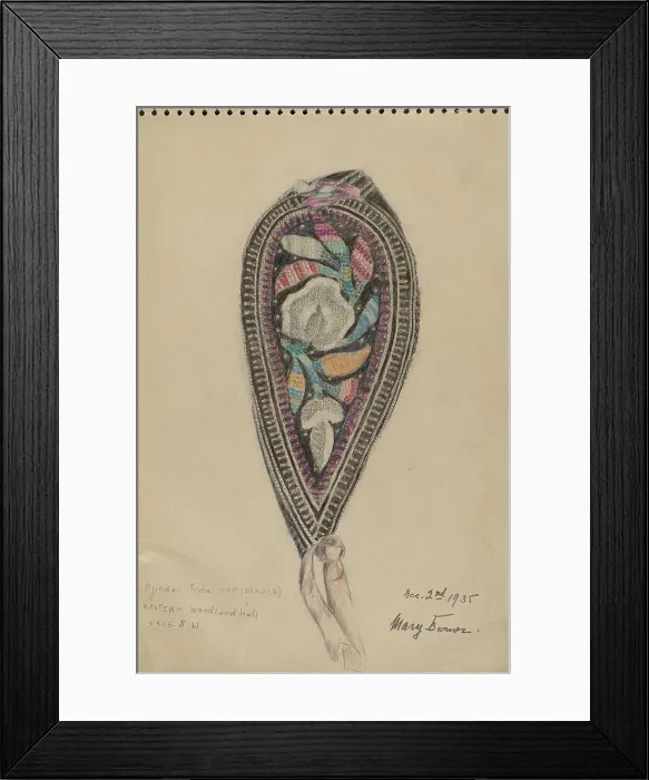 Framed Print : Cap, 1935. Creator: Mary Berner Framed Print : Cap, 1935. Creator: Mary Berner