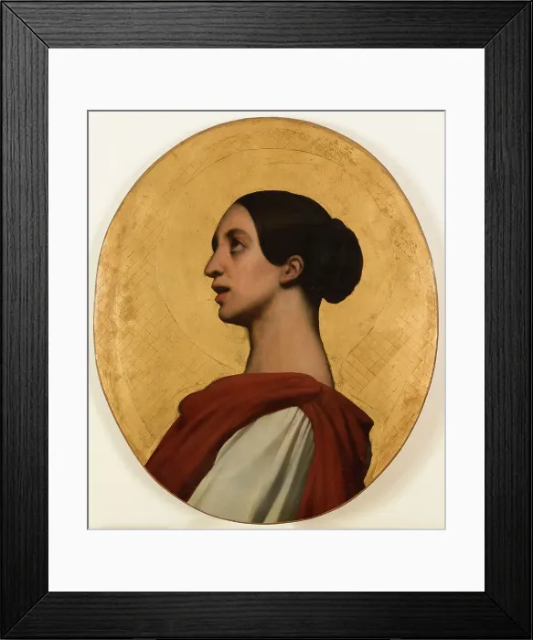 Framed Print : Portrait of Pauline Viardot as Saint Cecilia, c1851. Creator: Ary Scheffer Framed Print : Portrait of Pauline Viardot as Saint Cecilia, c1851. Creator: Ary Scheffer
