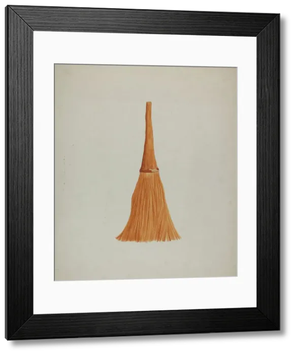 Framed Print : Shaker Broom, 1941. Creator: Peter Antonelli Framed Print : Shaker Broom, 1941. Creator: Peter Antonelli