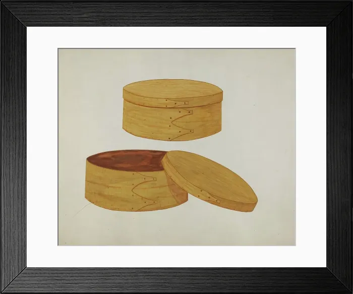 Framed Print : Shaker Box, 1941. Creator: Peter Antonelli Framed Print : Shaker Box, 1941. Creator: Peter Antonelli