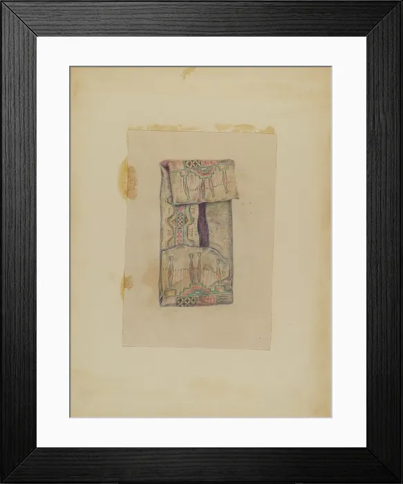 Framed Print : Bag, 1935 / 1942. Creator: Mary Berner Framed Print : Bag, 1935 / 1942. Creator: Mary Berner