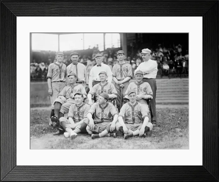 Framed Print : Baseball, Congressional - Front Row: Kinkead of New Jersey; Pat Harrison; Murray... 1912. Creator: Harris & Ewing. Baseball, Congressional - Front Row: Kinkead of New Jersey; Pat Harrison; Murray... 1912. Creator: Harris & Ewing Framed Print : Baseball, Congressional - Front Row: Kinkead of New Jersey; Pat Harrison; Murray... 1912. Creator: Harris & Ewing. Baseball, Congressional - Front Row: Kinkead of New Jersey; Pat Harrison; Murray... 1912. Creator: Harris & Ewing