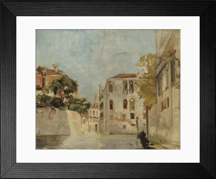 Framed Print : View of Venice, 1873. Creator: Ary Scheffer Framed Print : View of Venice, 1873. Creator: Ary Scheffer