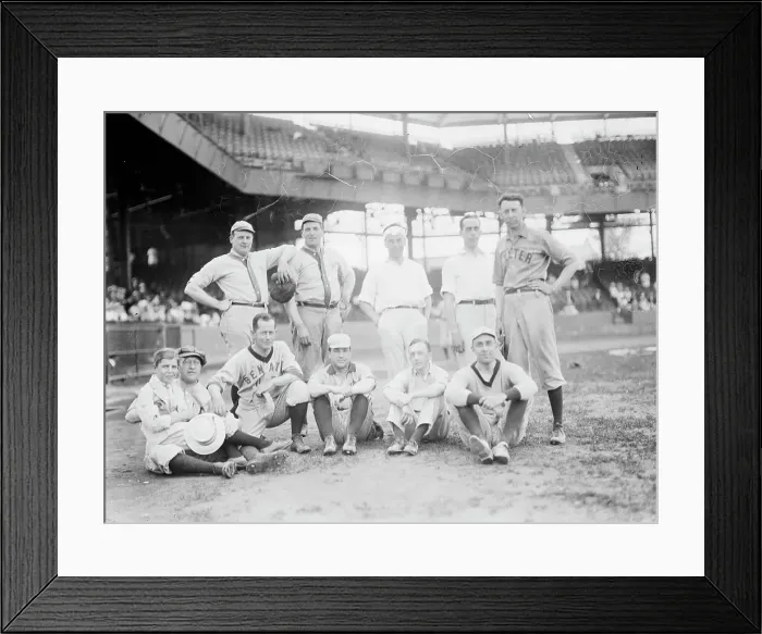 Framed Print : Baseball, Congressional - Unidentified, 1912. Creator: Harris & Ewing. Baseball, Congressional - Unidentified, 1912. Creator: Harris & Ewing Framed Print : Baseball, Congressional - Unidentified, 1912. Creator: Harris & Ewing. Baseball, Congressional - Unidentified, 1912. Creator: Harris & Ewing