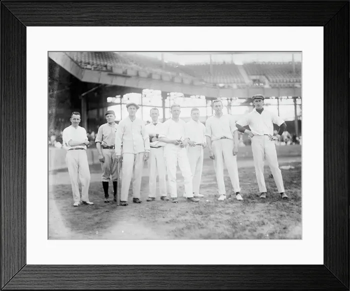 Framed Print : Baseball, Congressional - Unidentified, 1912. Creator: Harris & Ewing. Baseball, Congressional - Unidentified, 1912. Creator: Harris & Ewing Framed Print : Baseball, Congressional - Unidentified, 1912. Creator: Harris & Ewing. Baseball, Congressional - Unidentified, 1912. Creator: Harris & Ewing
