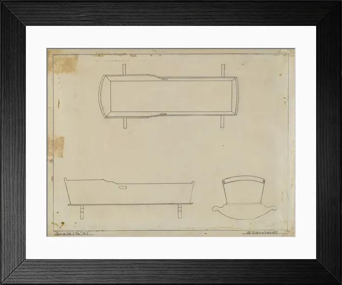 Framed Print : Cradle, 1935 / 1942. Creator: Gerald Bernhardt Framed Print : Cradle, 1935 / 1942. Creator: Gerald Bernhardt