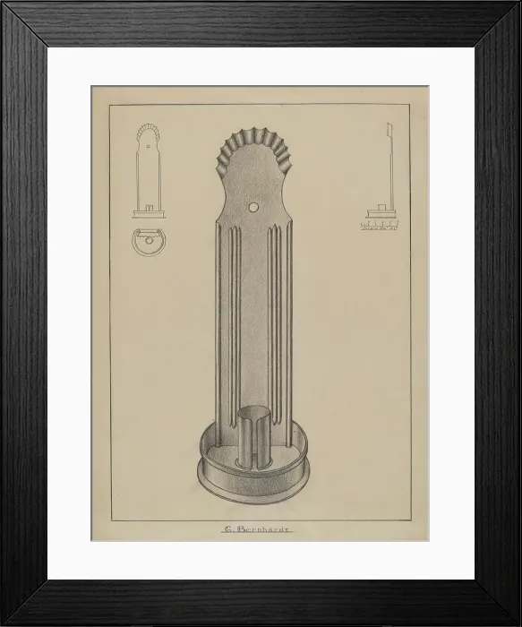 Framed Print : Wall Sconce, 1935 / 1942. Creator: Gerald Bernhardt Framed Print : Wall Sconce, 1935 / 1942. Creator: Gerald Bernhardt