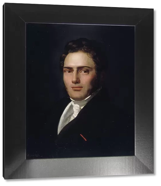 Portrait of Saint-Amand Bazard, 1821. Creator: Henry Scheffer