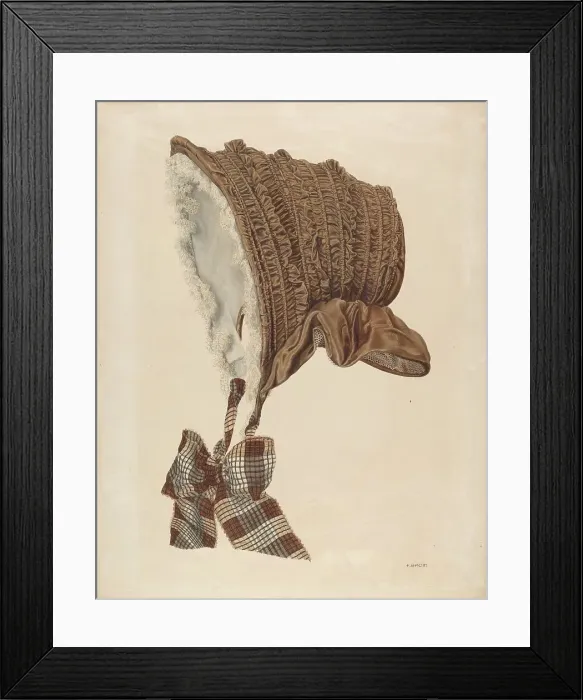 Framed Print : Bonnet, 1935 / 1942. Creator: Ferdinand Badin Framed Print : Bonnet, 1935 / 1942. Creator: Ferdinand Badin