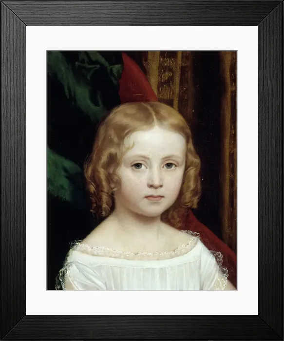 Framed Print : Portrait thought to be Jeanne Scheffer, c1845. Creator: Henry Scheffer Framed Print : Portrait thought to be Jeanne Scheffer, c1845. Creator: Henry Scheffer