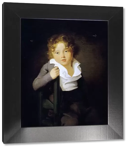 Portrait of Ary Scheffer as a child, c1800. Creator: Johann Bernhard Scheffer