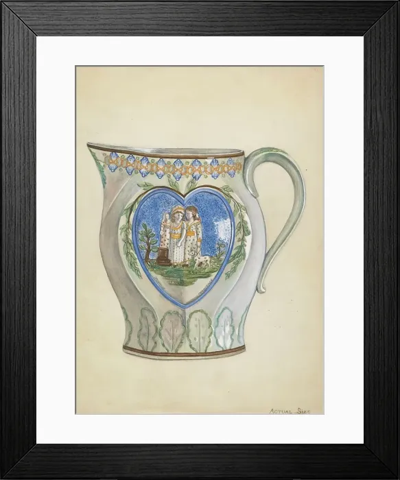Framed Print : Pitcher, c. 1936. Creator: Barnes
