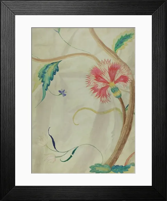 Framed Print : Crewel Embroidery, 1935 / 1942. Creator: Helen D. Bashian Framed Print : Crewel Embroidery, 1935 / 1942. Creator: Helen D. Bashian