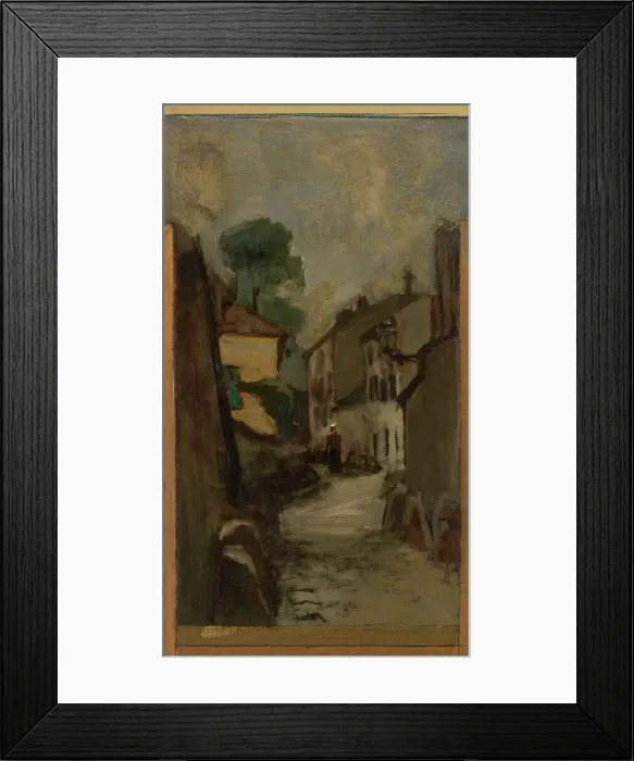 Framed Print : Sketch for the town hall of Vanves. Views of Vanves with the Church of Vanves, 1902. Creator: Paul Leon Felix Schmitt Framed Print : Sketch for the town hall of Vanves. Views of Vanves with the Church of Vanves, 1902. Creator: Paul Leon Felix Schmitt