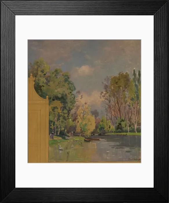 Framed Print : Sketch for the reception hall at the town hall of Vincennes: Views of Vincennes, 1898. Creator: Paul Leon Felix Schmitt Framed Print : Sketch for the reception hall at the town hall of Vincennes: Views of Vincennes, 1898. Creator: Paul Leon Felix Schmitt