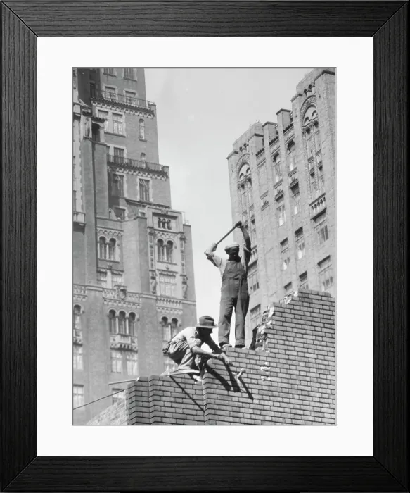 Framed Print : New York City views, between 1927 and 1938. Creator: Arnold Genthe Framed Print : New York City views, between 1927 and 1938. Creator: Arnold Genthe