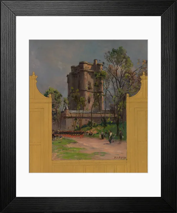 Framed Print : Sketch for the reception hall at the town hall of Vincennes: Views of Vincennes, 1898. Creator: Paul Leon Felix Schmitt Framed Print : Sketch for the reception hall at the town hall of Vincennes: Views of Vincennes, 1898. Creator: Paul Leon Felix Schmitt