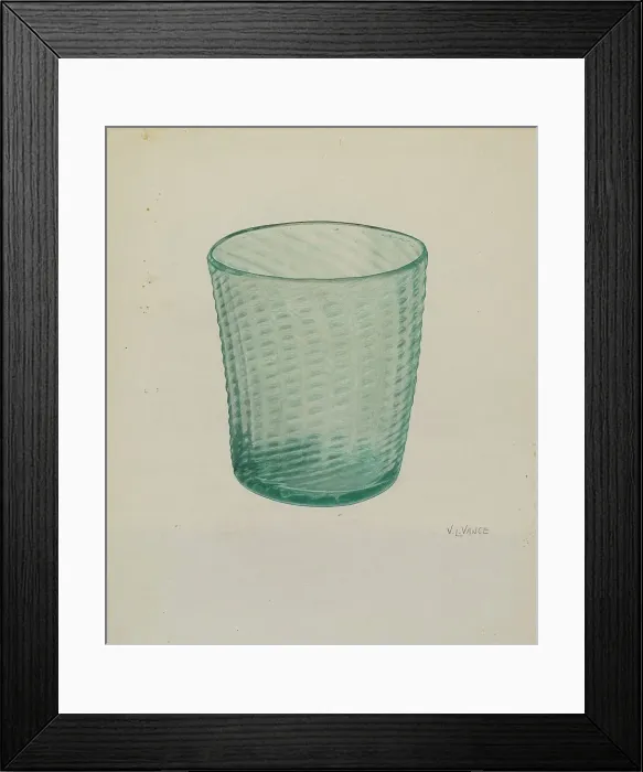 Framed Print : Flip Glass, c. 1940. Creator: V. L. Vance Framed Print : Flip Glass, c. 1940. Creator: V. L. Vance
