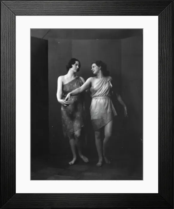 Framed Print : Elizabeth Duncan dancers and children, 1931 Creator: Arnold Genthe Framed Print : Elizabeth Duncan dancers and children, 1931 Creator: Arnold Genthe