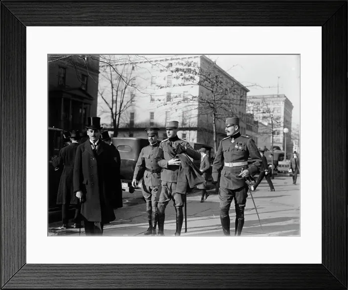 Framed Print : Serbian Mission To The U.S. - Various Groups, 1918. Creator: Harris & Ewing. Serbian Mission To The U.S. - Various Groups, 1918. Creator: Harris & Ewing Framed Print : Serbian Mission To The U.S. - Various Groups, 1918. Creator: Harris & Ewing. Serbian Mission To The U.S. - Various Groups, 1918. Creator: Harris & Ewing