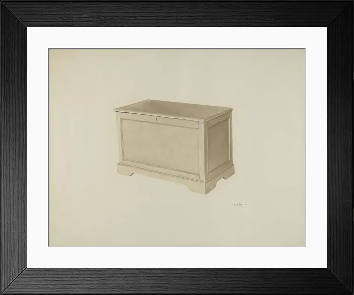 Framed Print : Chest, c. 1939. Creator: Grace Bolser Framed Print : Chest, c. 1939. Creator: Grace Bolser