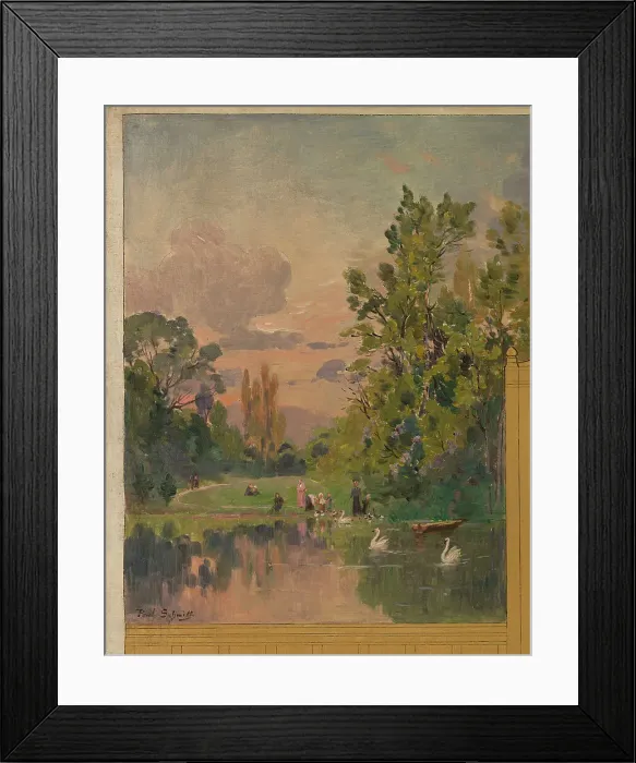 Framed Print : Sketch for the reception hall at the town hall of Vincennes: Views of Vincennes, 1898. Creator: Paul Leon Felix Schmitt Framed Print : Sketch for the reception hall at the town hall of Vincennes: Views of Vincennes, 1898. Creator: Paul Leon Felix Schmitt