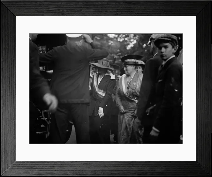 Framed Print : Woman Suffrage - Riots, 1917. Creator: Harris & Ewing. Woman Suffrage - Riots, 1917. Creator: Harris & Ewing Framed Print : Woman Suffrage - Riots, 1917. Creator: Harris & Ewing. Woman Suffrage - Riots, 1917. Creator: Harris & Ewing