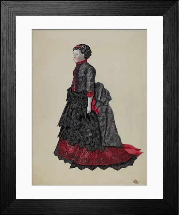 Framed Print : Doll - Polly, c. 1937. Creator: William Bos. Doll - Polly, c. 1937. Creator: William Bos Framed Print : Doll - Polly, c. 1937. Creator: William Bos. Doll - Polly, c. 1937. Creator: William Bos