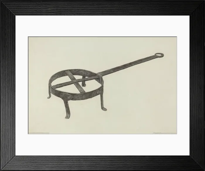 Framed Print : Trivet, c. 1939. Creator: Salvatore Borrazzo Framed Print : Trivet, c. 1939. Creator: Salvatore Borrazzo