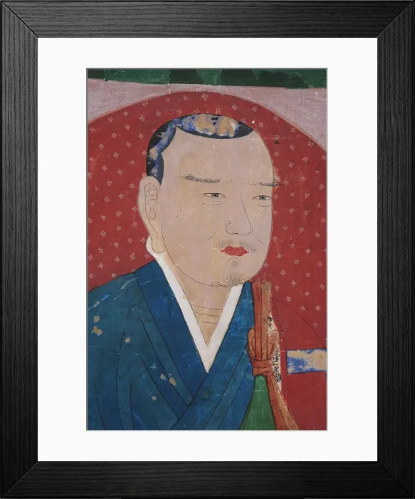 Framed Print : Portrait of Uisang (625-702). Detail, 1767. Creator: Anonymous Framed Print : Portrait of Uisang (625-702). Detail, 1767. Creator: Anonymous