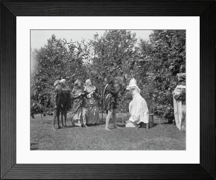 Framed Print : Theatrical performance at Dongan Hall, 1921 May 27. Creator: Arnold Genthe Framed Print : Theatrical performance at Dongan Hall, 1921 May 27. Creator: Arnold Genthe