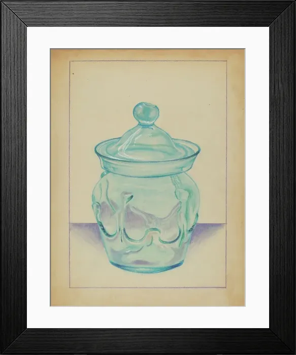 Framed Print : Glass Container, 1935 / 1942. Creator: S. Brodsky Framed Print : Glass Container, 1935 / 1942. Creator: S. Brodsky
