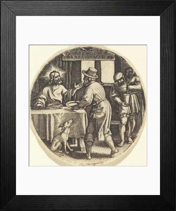 Framed Print : To Feed the Hungry. Creator: Georg Pencz Framed Print : To Feed the Hungry. Creator: Georg Pencz