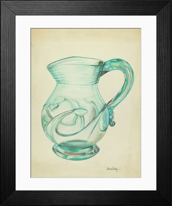 Framed Print : Large Pitcher, 1935 / 1942. Creator: S. Brodsky Framed Print : Large Pitcher, 1935 / 1942. Creator: S. Brodsky