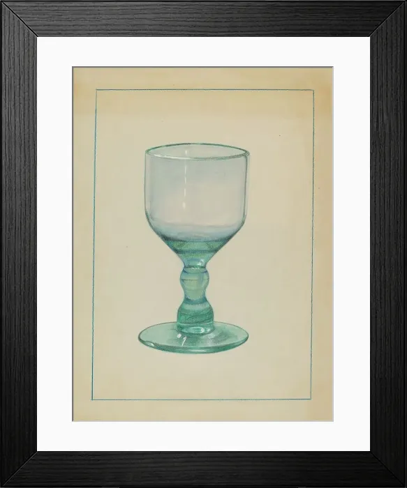 Framed Print : Glass, 1935 / 1942. Creator: S. Brodsky Framed Print : Glass, 1935 / 1942. Creator: S. Brodsky