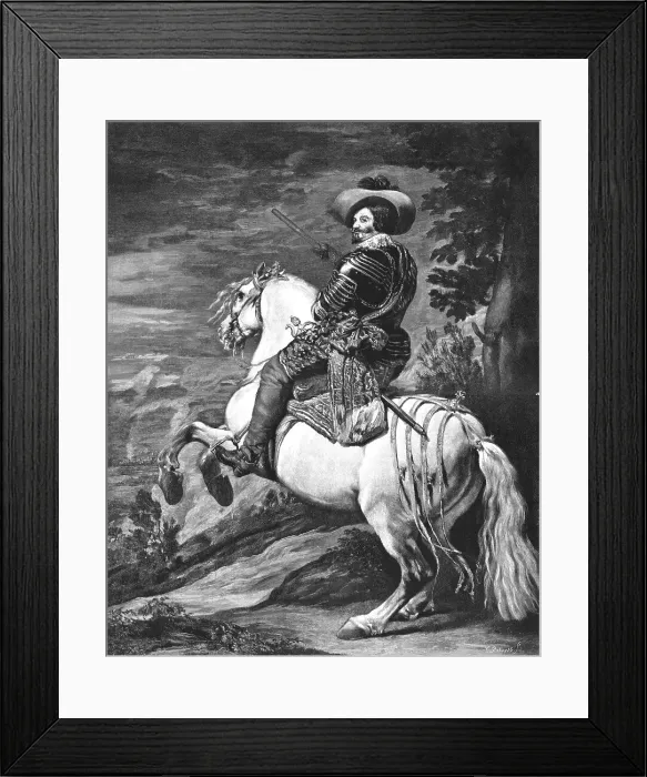 Framed Print : Don Gaspar De Guzman, Conde Duque D'Olivarez, after Diego Velazquez, 1636 ( 1891). Creator: Unknown Framed Print : Don Gaspar De Guzman, Conde Duque D'Olivarez, after Diego Velazquez, 1636 ( 1891). Creator: Unknown