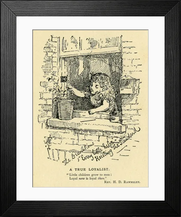 Framed Print : A True Loyalist, c1897. Creator: Unknown