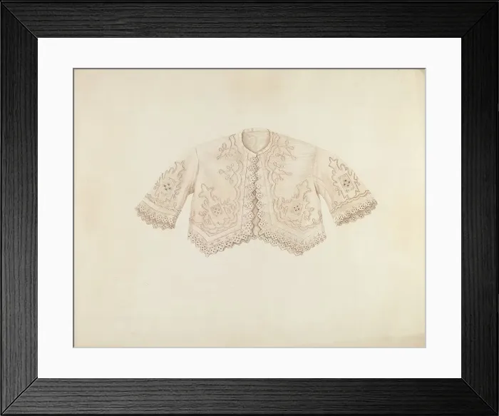 Framed Print : Baby Jacket, c. 1938. Creator: Lucien Verbeke Framed Print : Baby Jacket, c. 1938. Creator: Lucien Verbeke