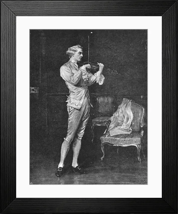 Framed Print : Pictures of the Year - VI. The Violinist'; after John Pettie, RA, 1891. Creator: Unknown. Pictures of the Year - VI. The Violinist'; after John Pettie, RA, 1891. Creator: Unknown Framed Print : Pictures of the Year - VI. The Violinist'; after John Pettie, RA, 1891. Creator: Unknown. Pictures of the Year - VI. The Violinist'; after John Pettie, RA, 1891. Creator: Unknown