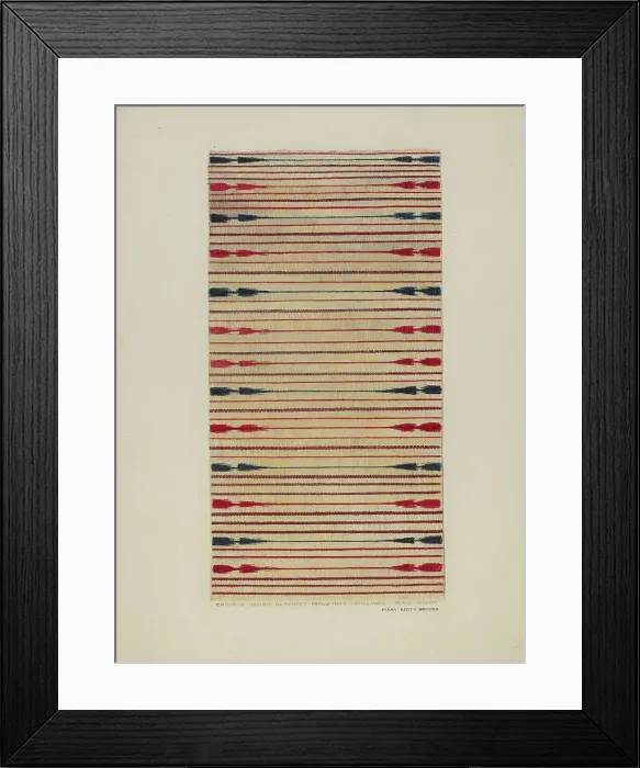 Framed Print : Blanket, 1935 / 1942. Creator: Mary Edith Brooks Framed Print : Blanket, 1935 / 1942. Creator: Mary Edith Brooks
