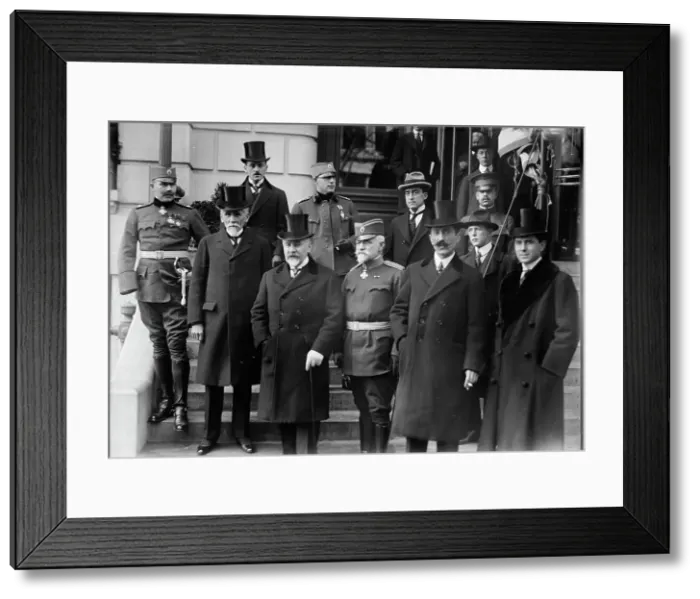 Framed Print : Serbian Mission To The U.S... 1918. Creator: Harris & Ewing. Serbian Mission To The U.S... 1918. Creator: Harris & Ewing Framed Print : Serbian Mission To The U.S... 1918. Creator: Harris & Ewing. Serbian Mission To The U.S... 1918. Creator: Harris & Ewing