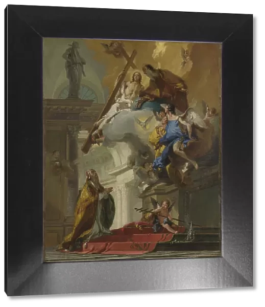 A Vision of the Trinity appearing to Pope Saint Clement, ca 1735-1739. Creator: Tiepolo, Giambattista (1696-1770)