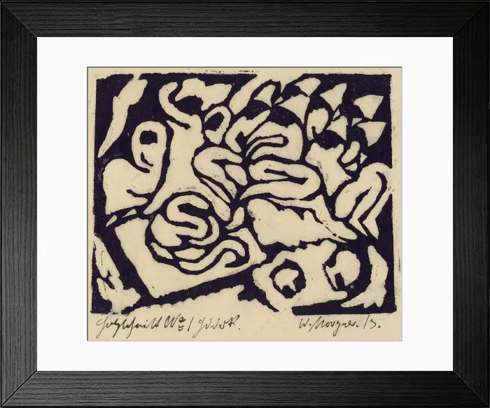 Framed Print : Flagellation, 1913. Creator: Morgner, Wilhelm Framed Print : Flagellation, 1913. Creator: Morgner, Wilhelm