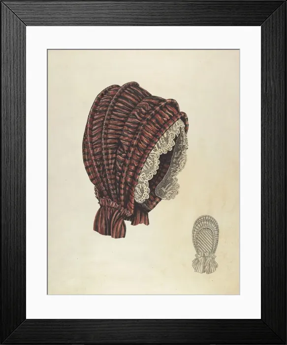 Framed Print : Bonnet, c. 1937. Creator: Lucien Verbeke Framed Print : Bonnet, c. 1937. Creator: Lucien Verbeke